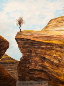 Finding a Way, 2025, Watercolor, 12 x 16